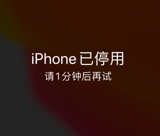 火炬开发区街道苹果手机维修分享:iPhone 显示“不可用”或“已停用”怎么办？还能保留数据吗？ 