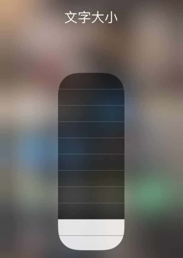 火炬开发区街道苹果手机维修分享小技巧：在 iPhone 控制中心快速调节字体大小 